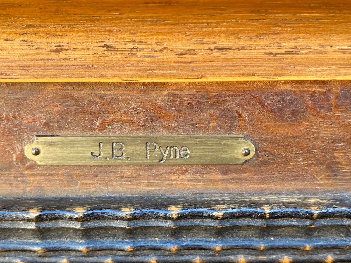 James-Baker Pyne - Paysage fluvial - Détail
